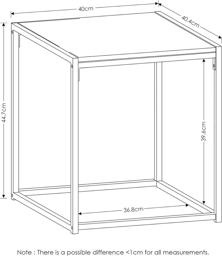 Camnus Modern End Table, Americano