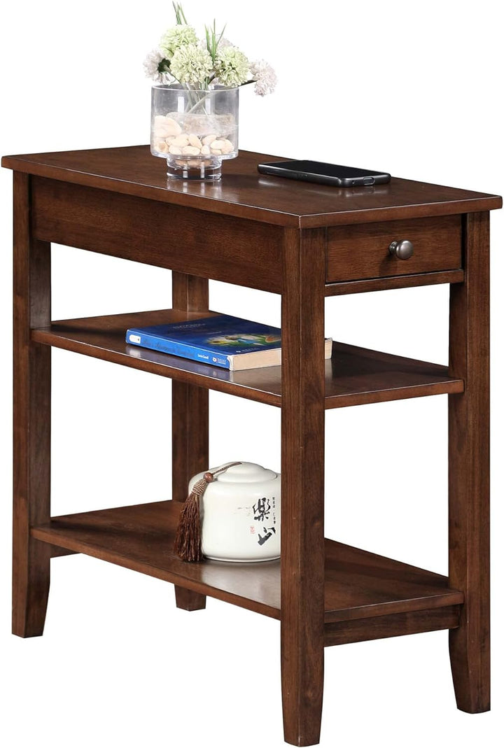 American Heritage 3-Tier End Table, Espresso