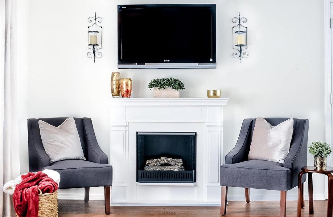 Velvet Swoop Arm Living-Room-Chairs, Textured Grey