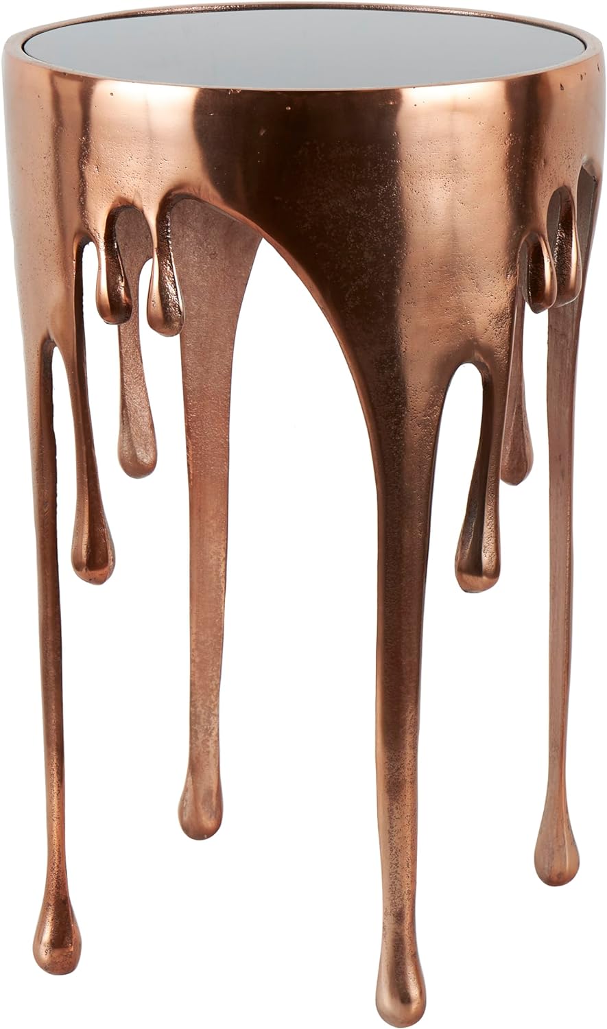 Accent Side Table 16" x 16" x 25" Copper