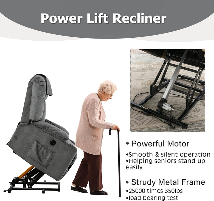 Power Lift Recliner Chair for Elderly Heavy Duty