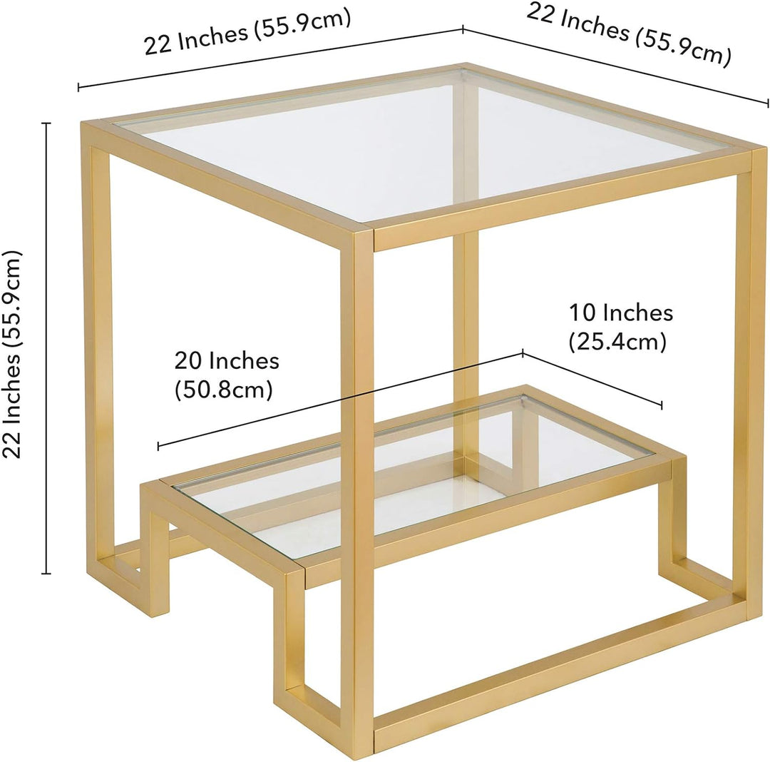 Athena Side Table, Gold