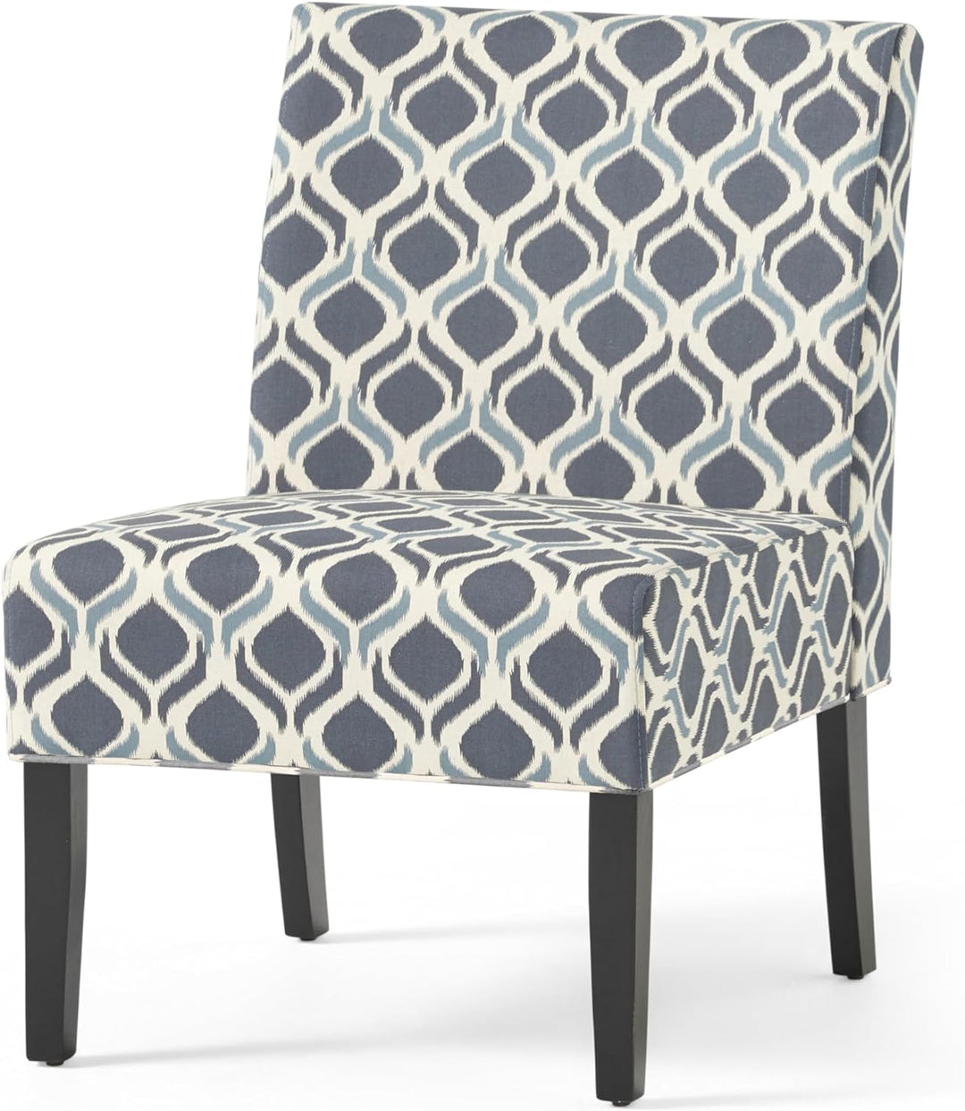 Kassi Fabric Accent Chairs, Blue