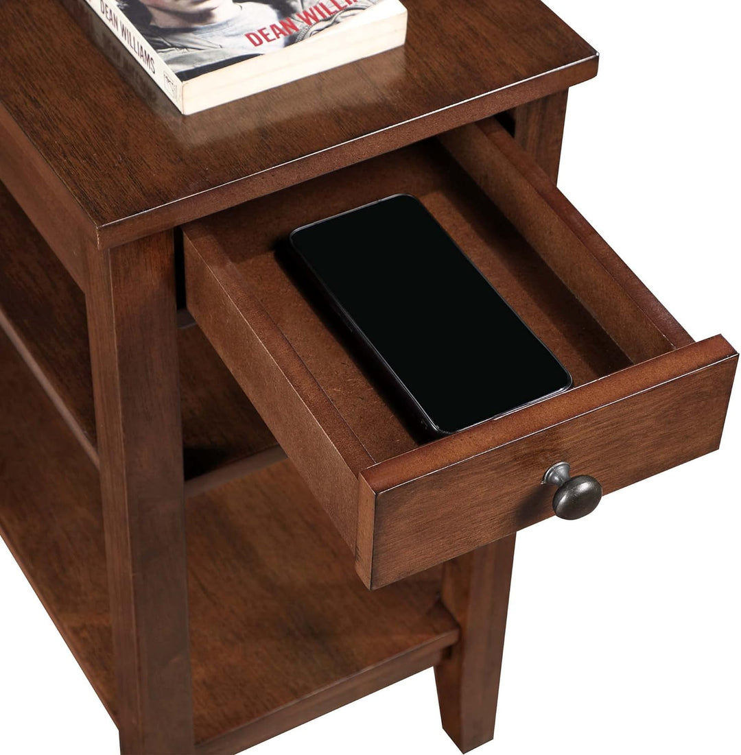 American Heritage 3-Tier End Table, Espresso