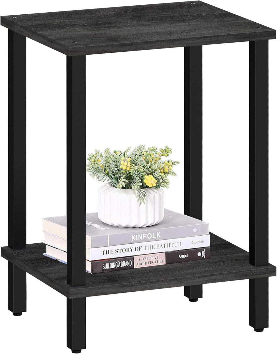 2-Tier Side Table for Small Spaces