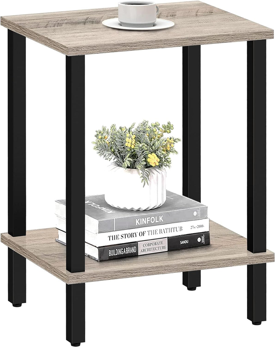 2-Tier Storage Shelf Sofa Table Small Space TB01BG034