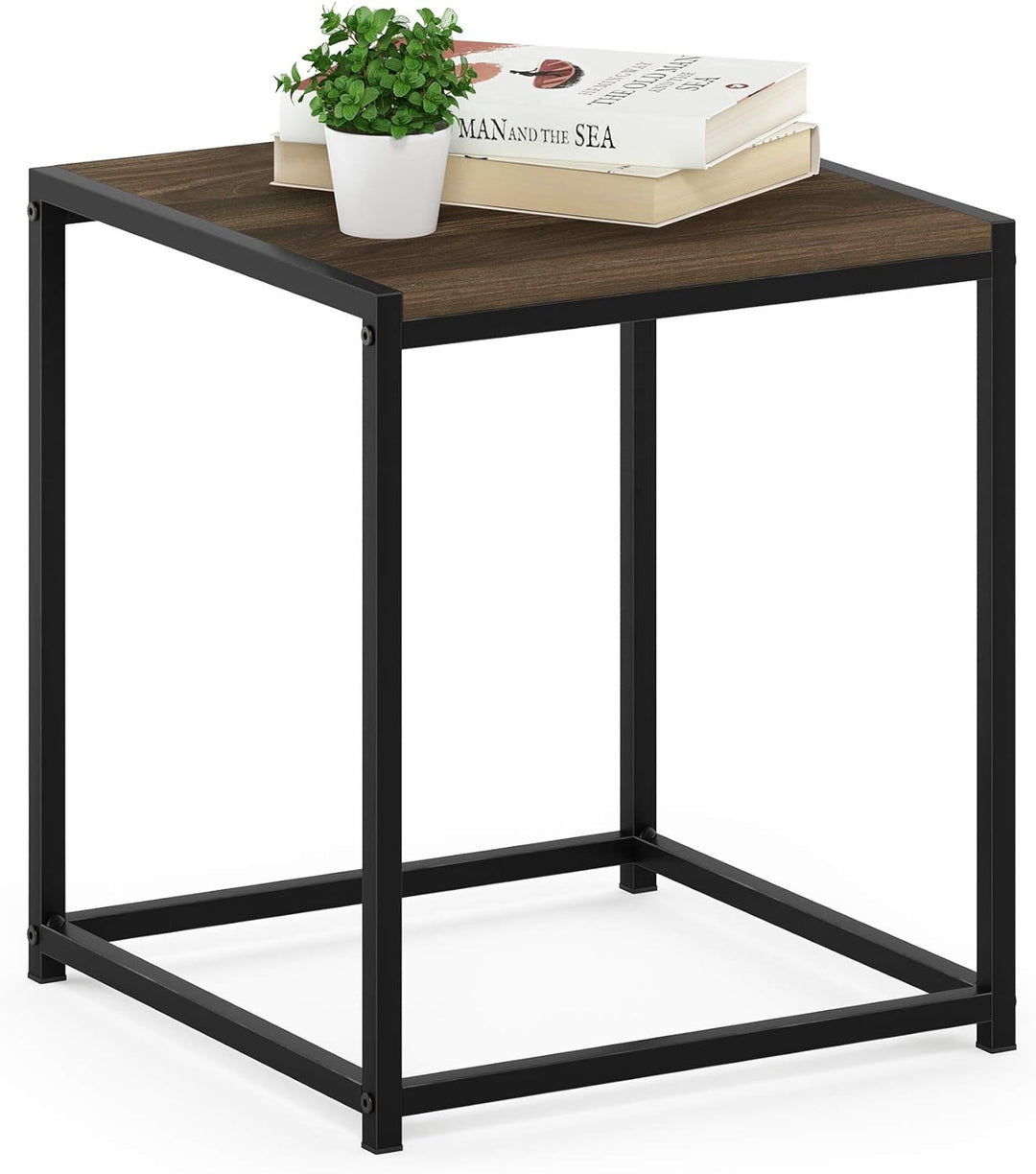 Camnus Modern End Table, Columbia Walnut