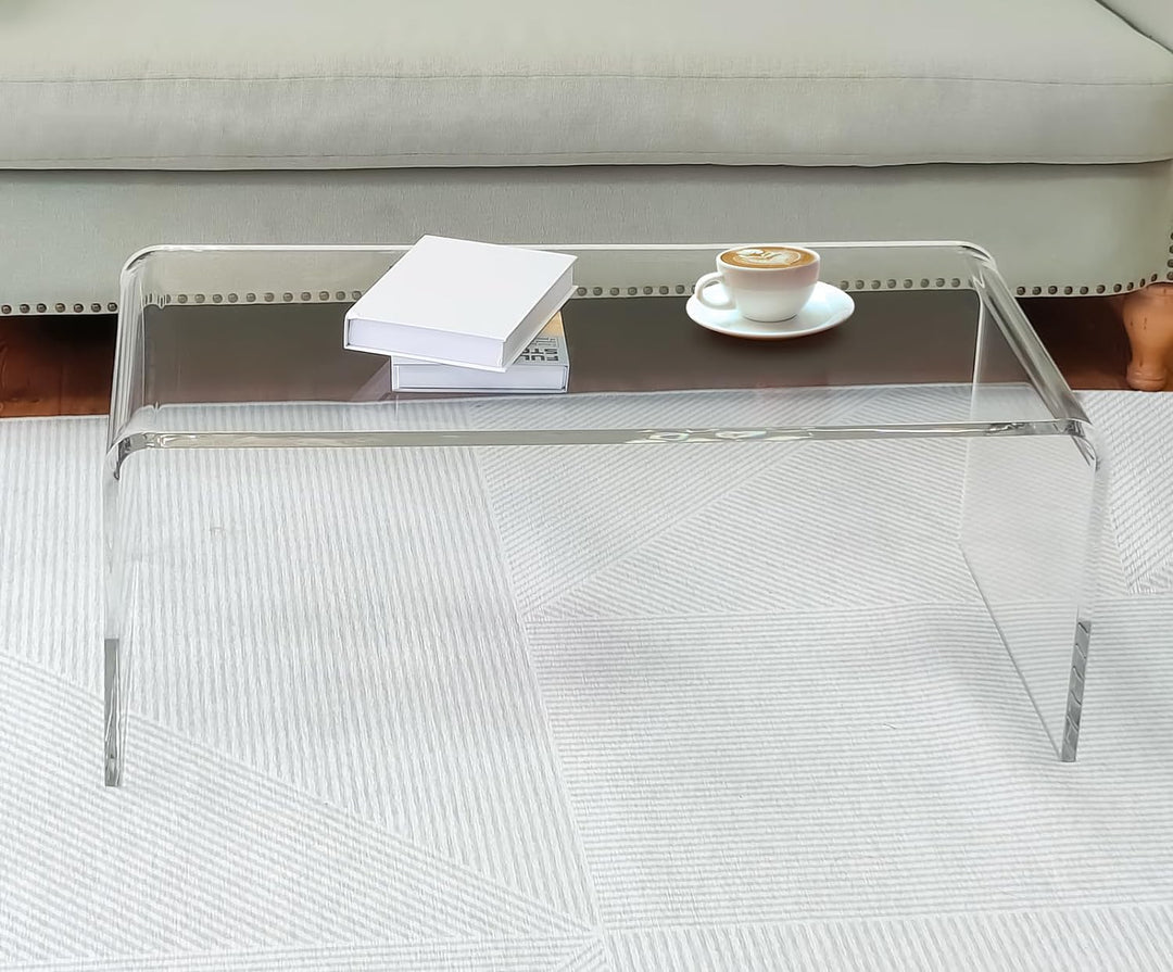 Acrylic Coffee Table, Clear Modern Design