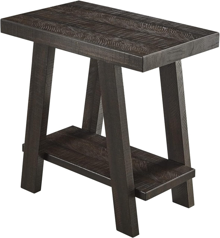 Athens Wood Small End Table, Weathered