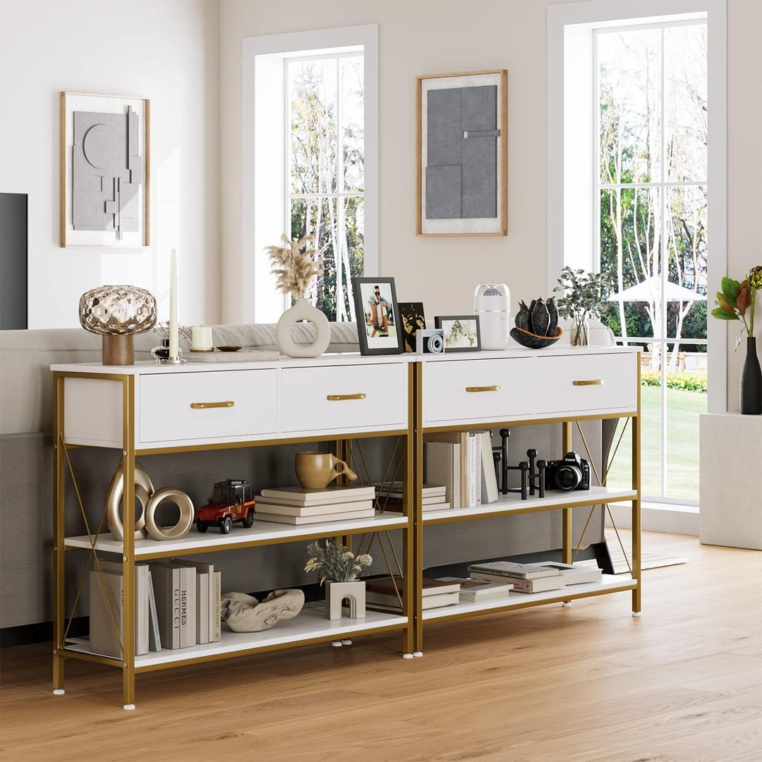 Industrial Console Table, Vintage Hallway Foyer