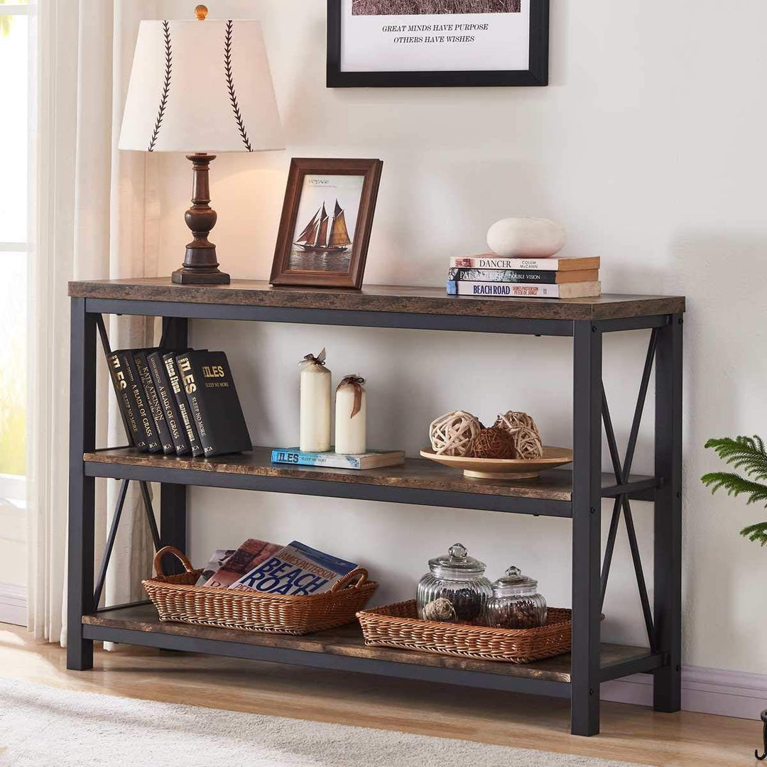 Industrial Console Table 3 Tier