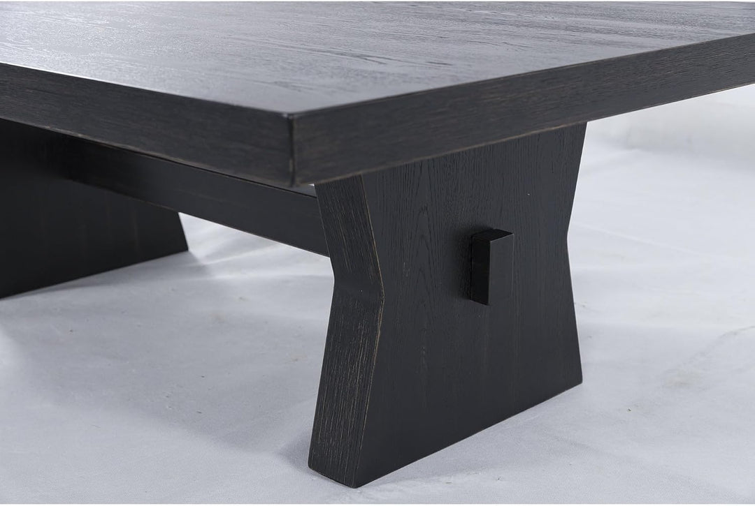 Galliden Rectangular Coffee Table, Black