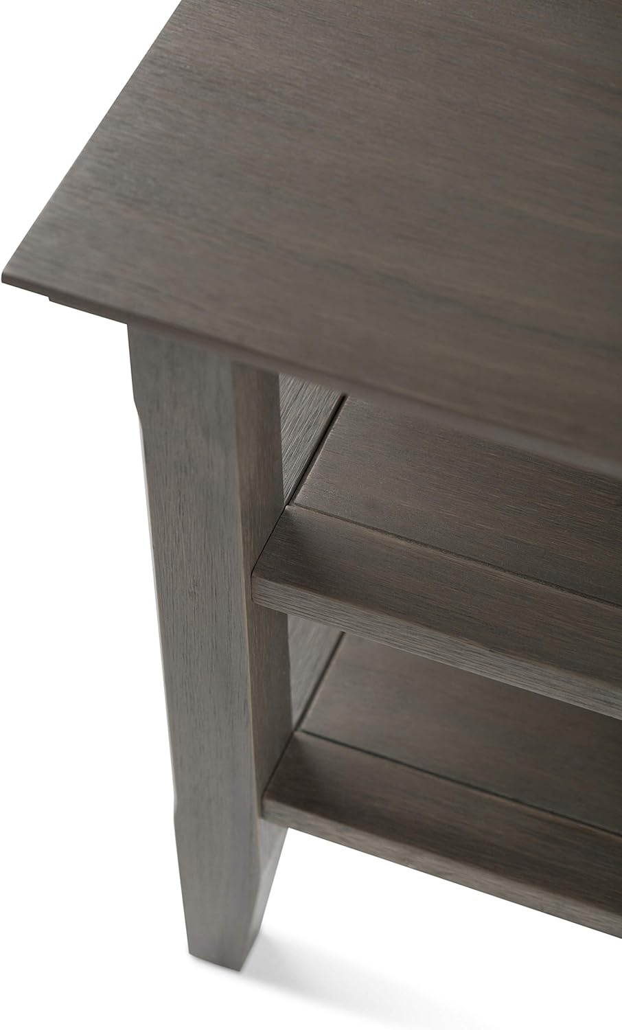 Acadian 19" End Table, Farmhouse Grey