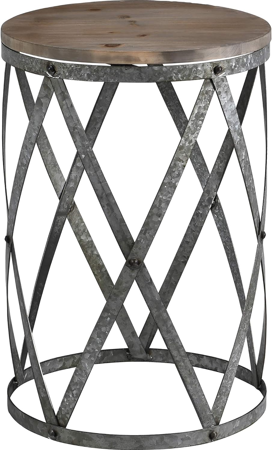 Westbrook Farmhouse Cottage Galvanized Table