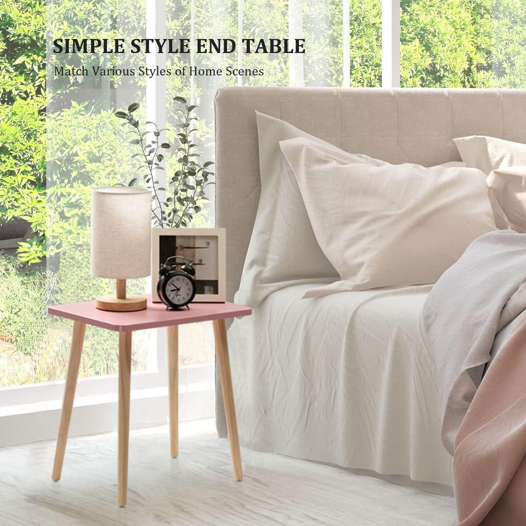 Side Table, Small End Table Accent Table Living Room Bedroom Balcony Office