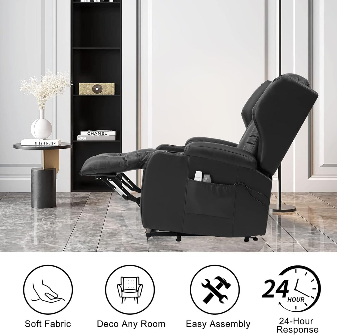 Electric Power Lift Recliner Chair Massage Heat