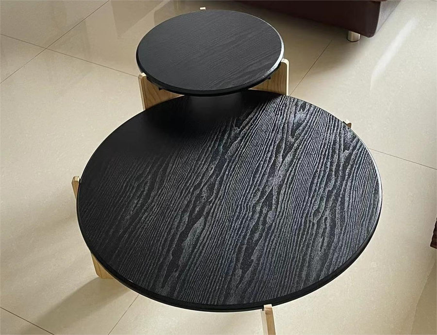 Side Tables, Coffee Tables, Round Coffee Table, Black