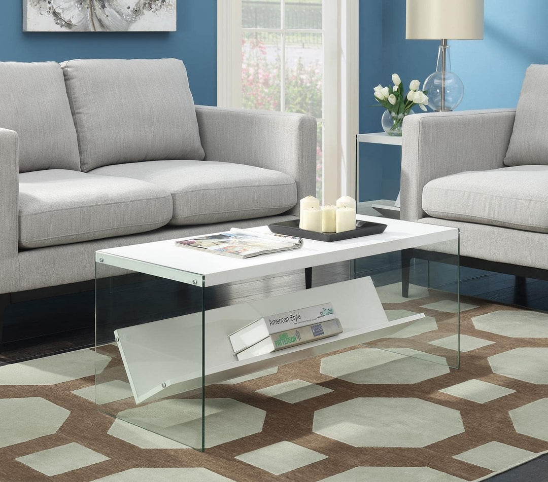 Convenience Concepts SoHo Coffee Table, White