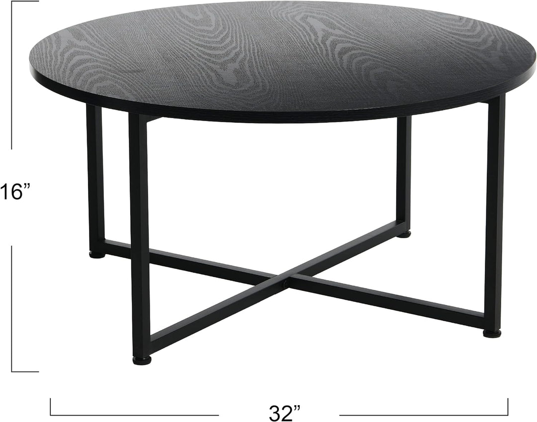 Stylish Black Oak Coffee Table for Home