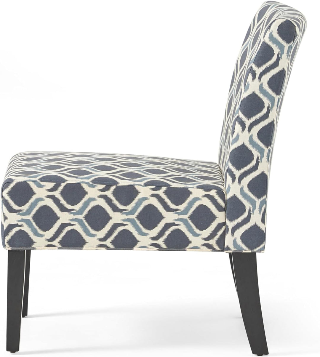 Kassi Fabric Accent Chairs, Blue