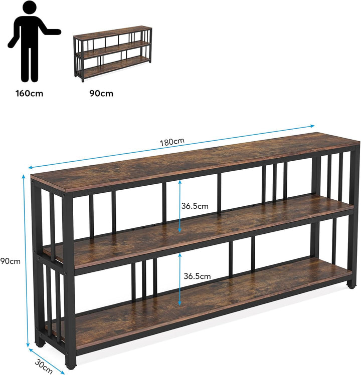 70.89 in Console Table, 3 Tiers Entryway Table