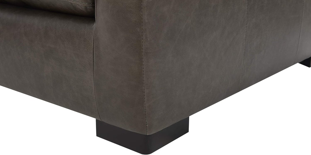 Westview Extra-Deep Down-Filled Leather Chair