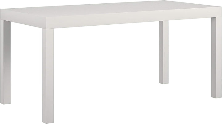 Parsons Modern Coffee Table, White