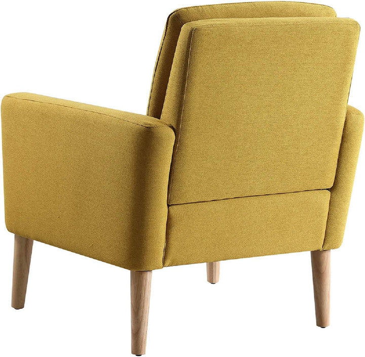 Modern Accent Fabric Chair, Comfy Upholstered Arm Chair