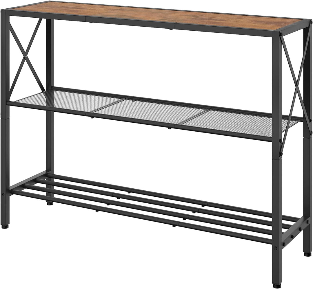 3 Tier Entryway Table, Narrow Sofa Table Shelves