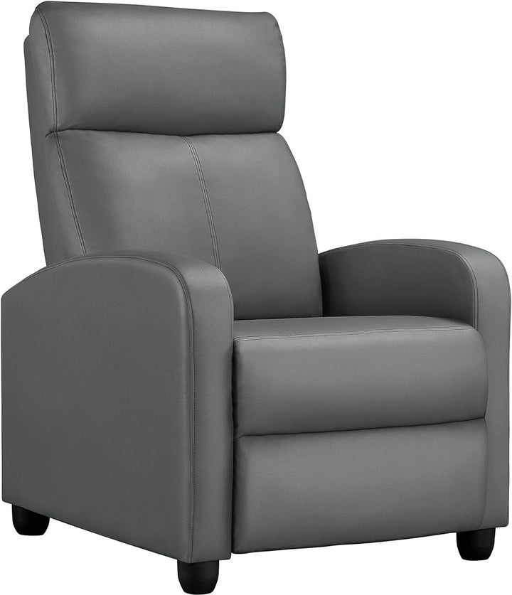 Recliner Chair PU Leather Sofa Home Theater