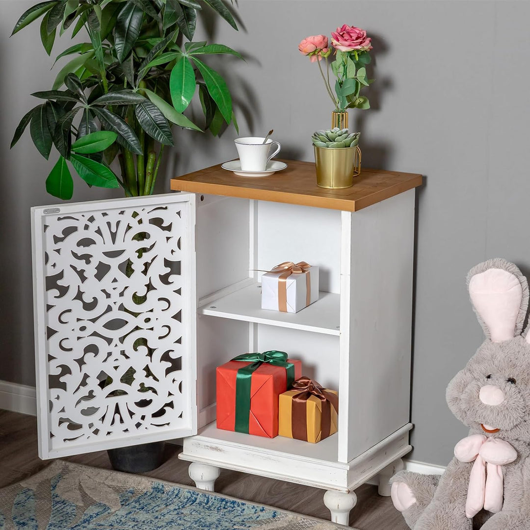 31.5" H White Accent Storage Cabinet Door