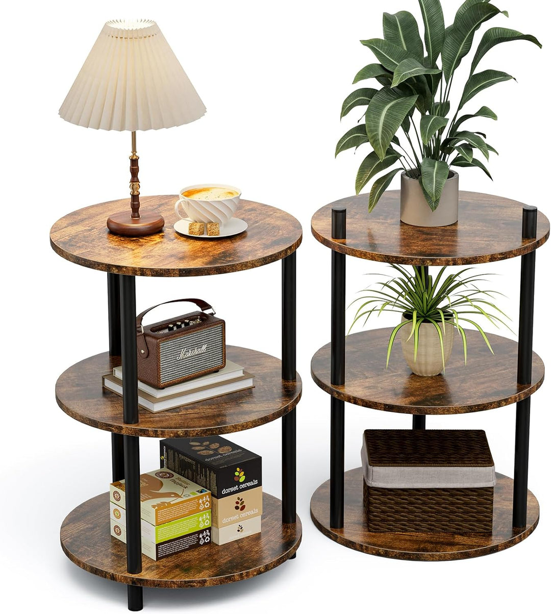 Round Side Tables Living Room - Small Accent Table