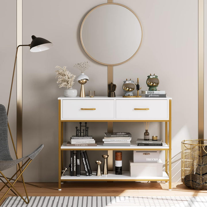 Industrial Console Table, Vintage Hallway Foyer