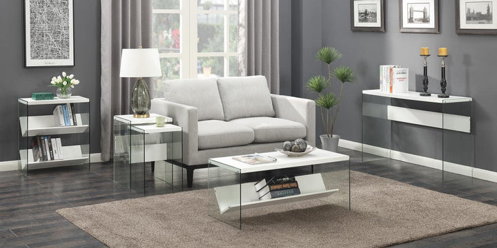 Convenience Concepts SoHo Coffee Table, White