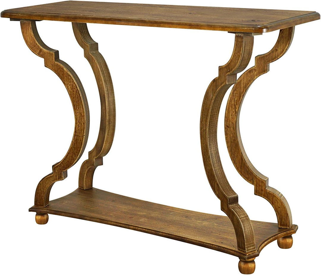 Wood Console Table, Rectangle Accent Entryway