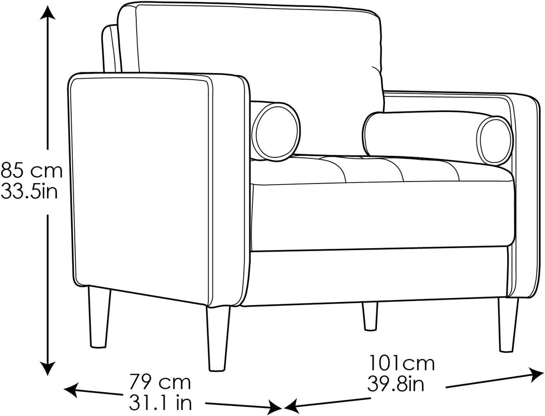 Lexington Chair, Navy, 39.8" x 31.1" x 33.5