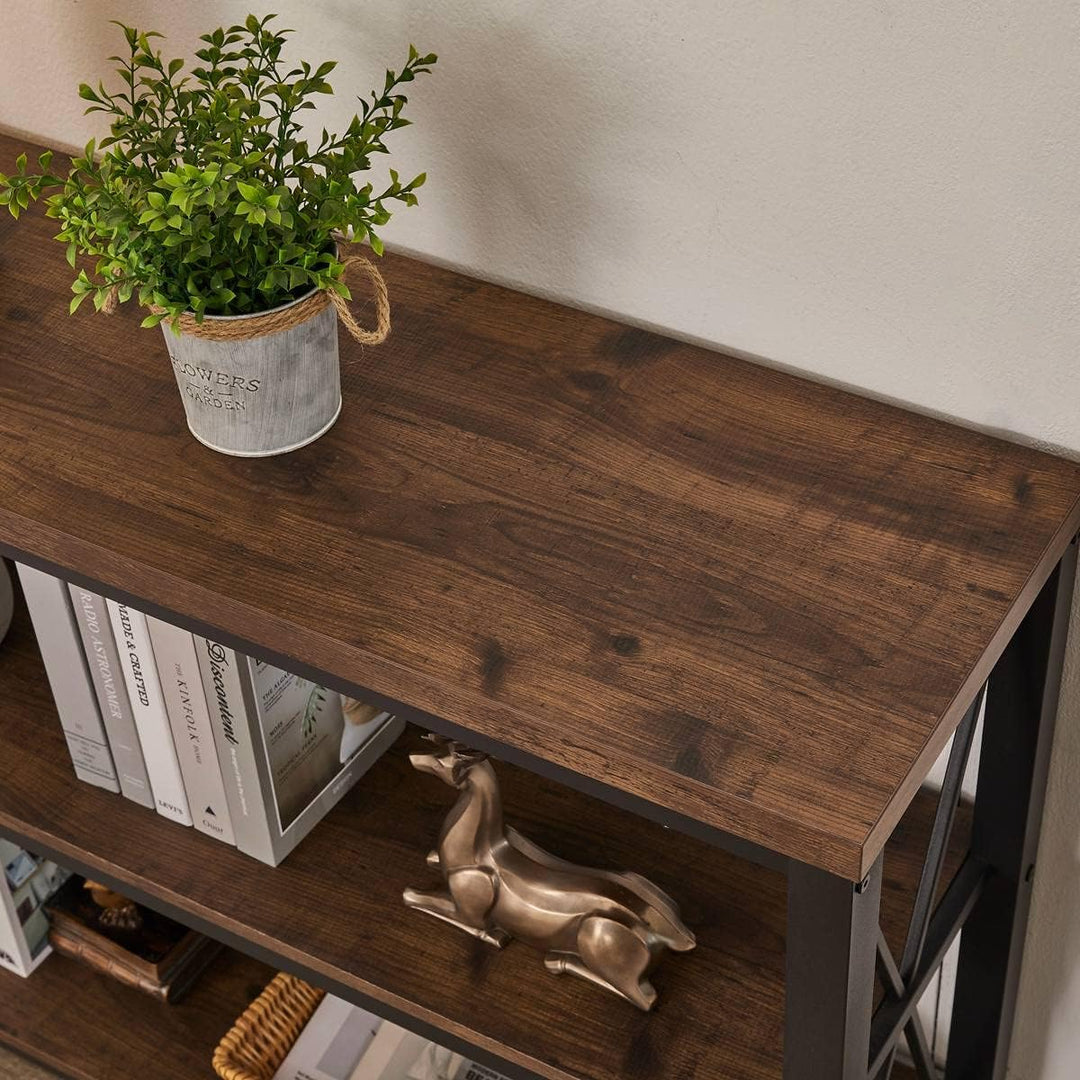 Rustic Console Table, 3 Tier Sofa Table