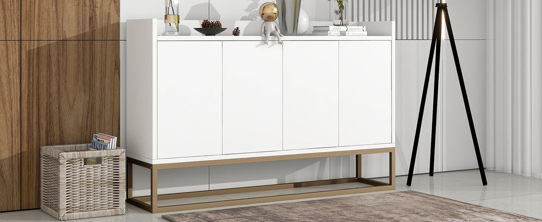 Elegant White Modern Sideboard with Ample Storage