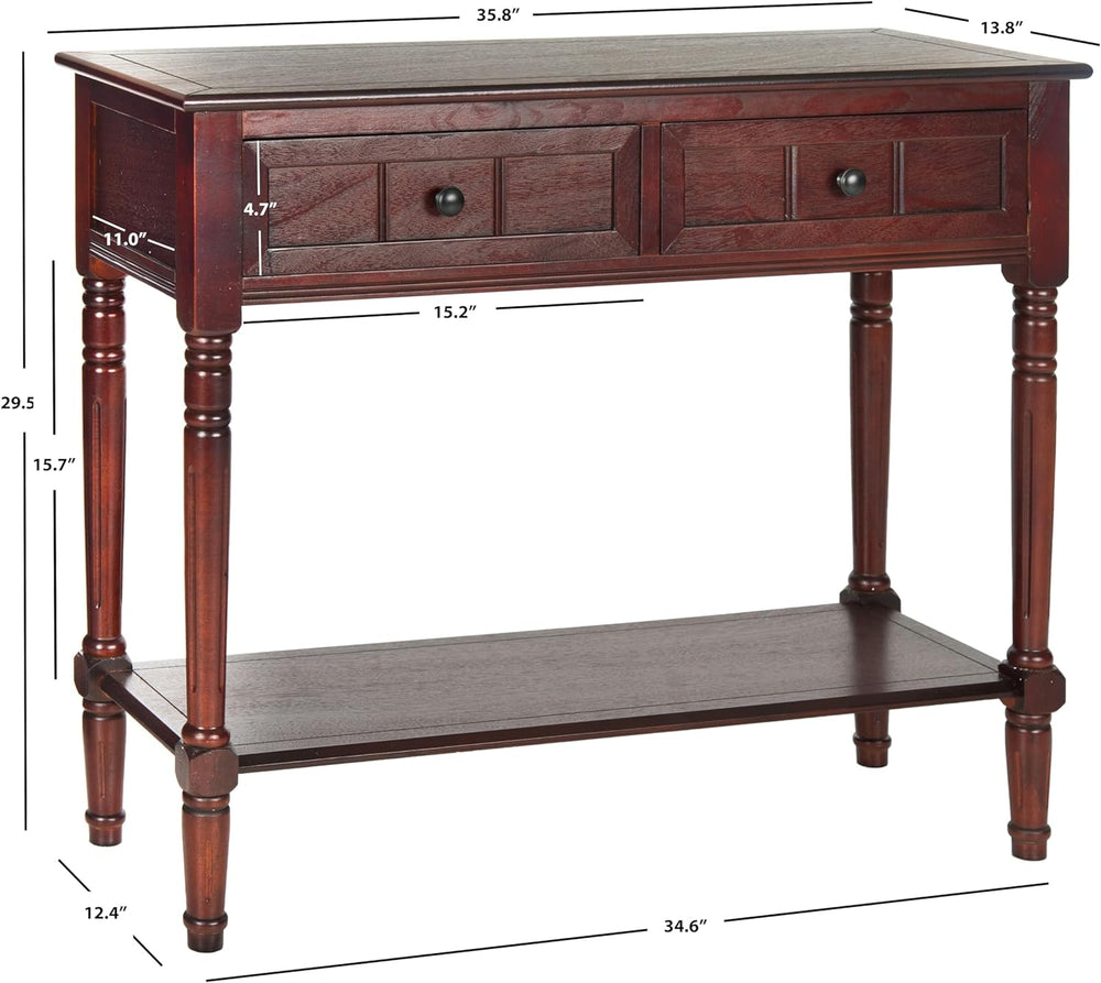 Samantha Dark Cherry Console Table