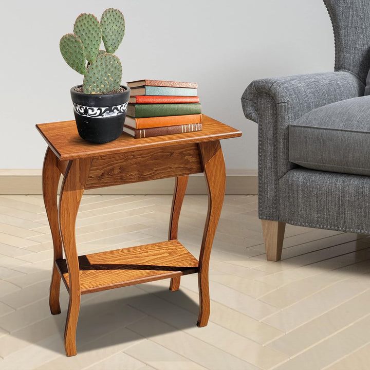 Wooden End Table- Amish Handmade, Cherry