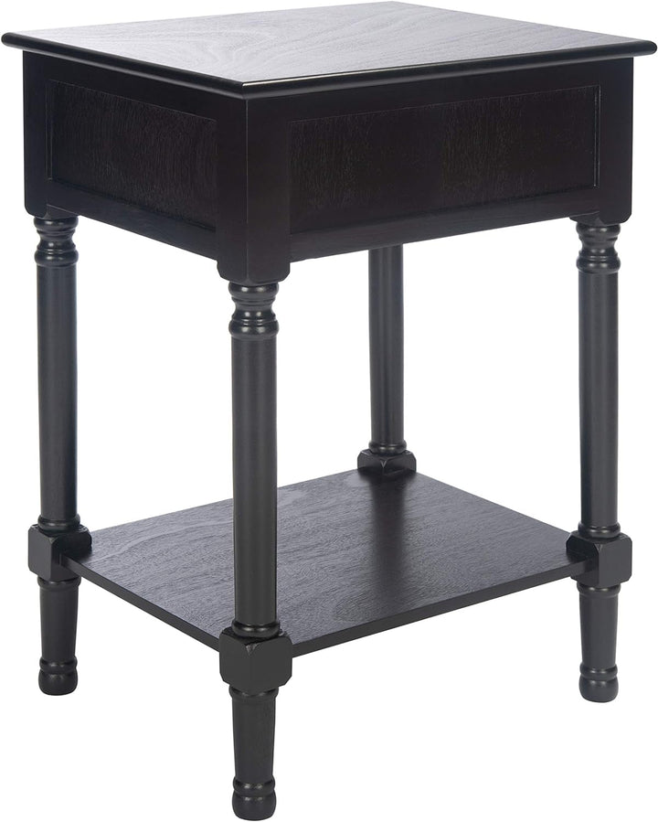 Haines Black 1-Drawer Accent Table