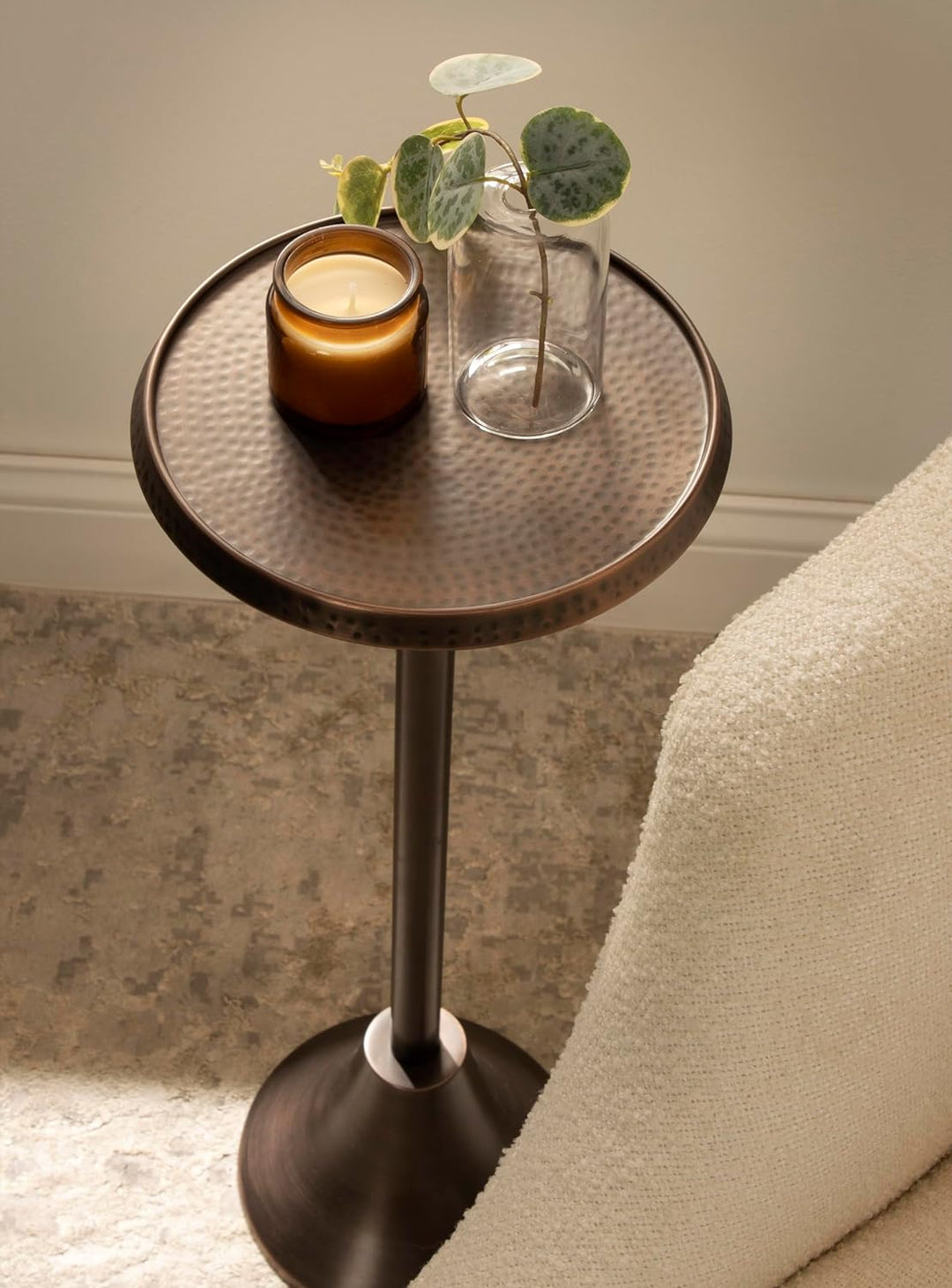 Sanzo Decorative Modern Pedestal Side Table