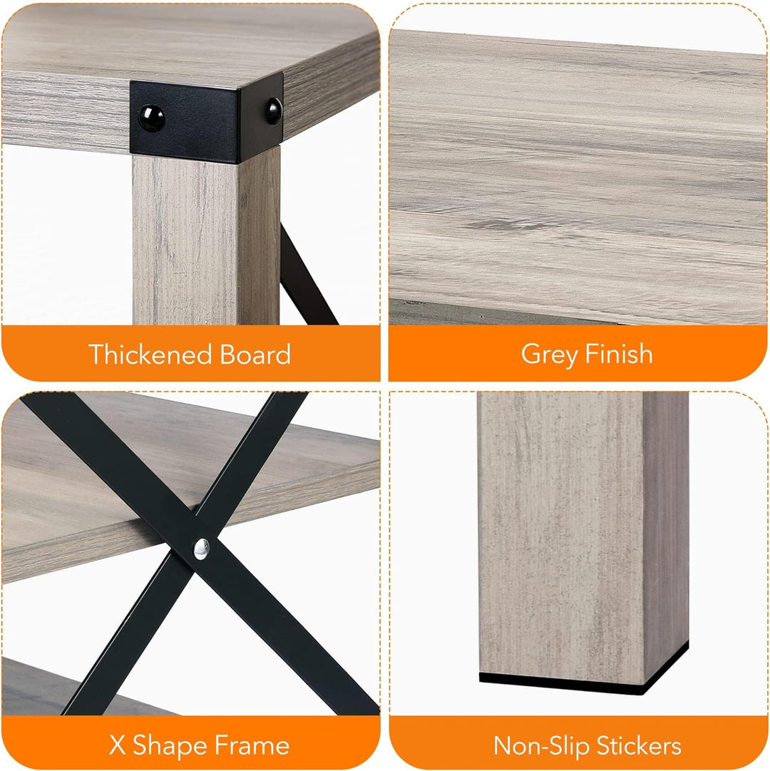 Grey End Table