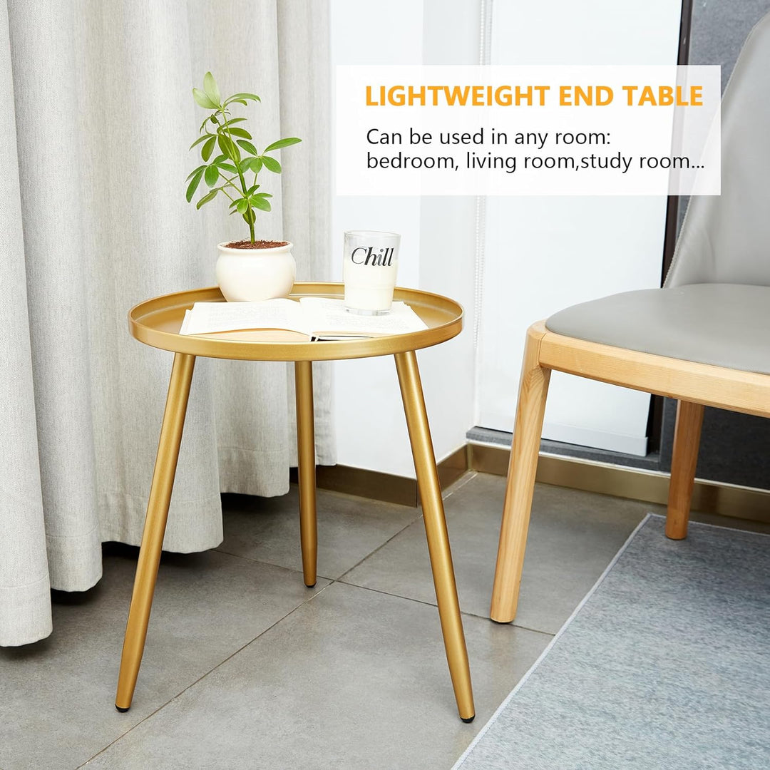 Round End/Side Tables for Living Room, Bedroom, Balcony