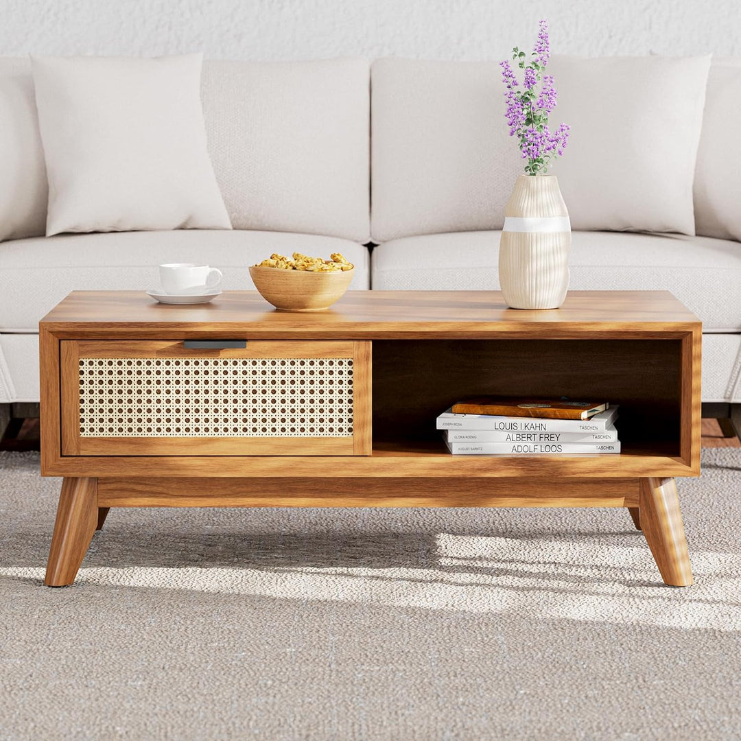 Elegant Coffee Table, Dark Chocolate