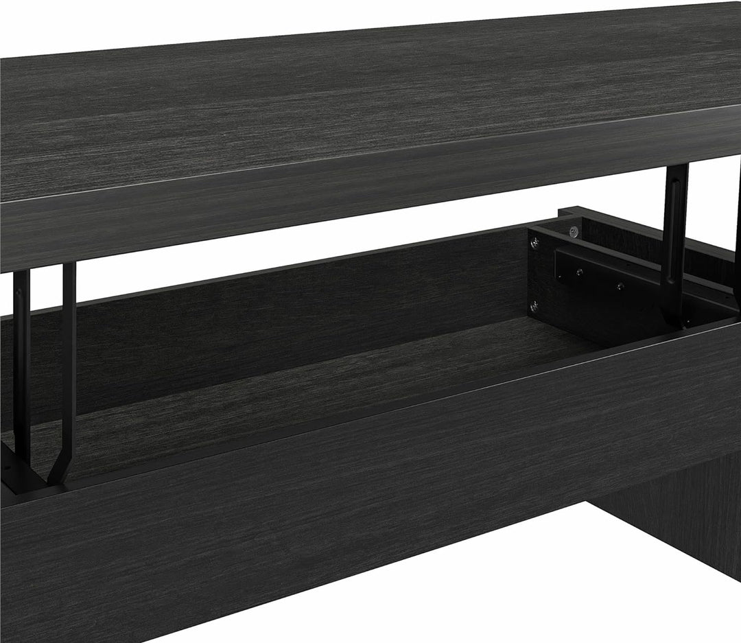 Mr. Kate Winston Lift Top Coffee Table, Black Oak