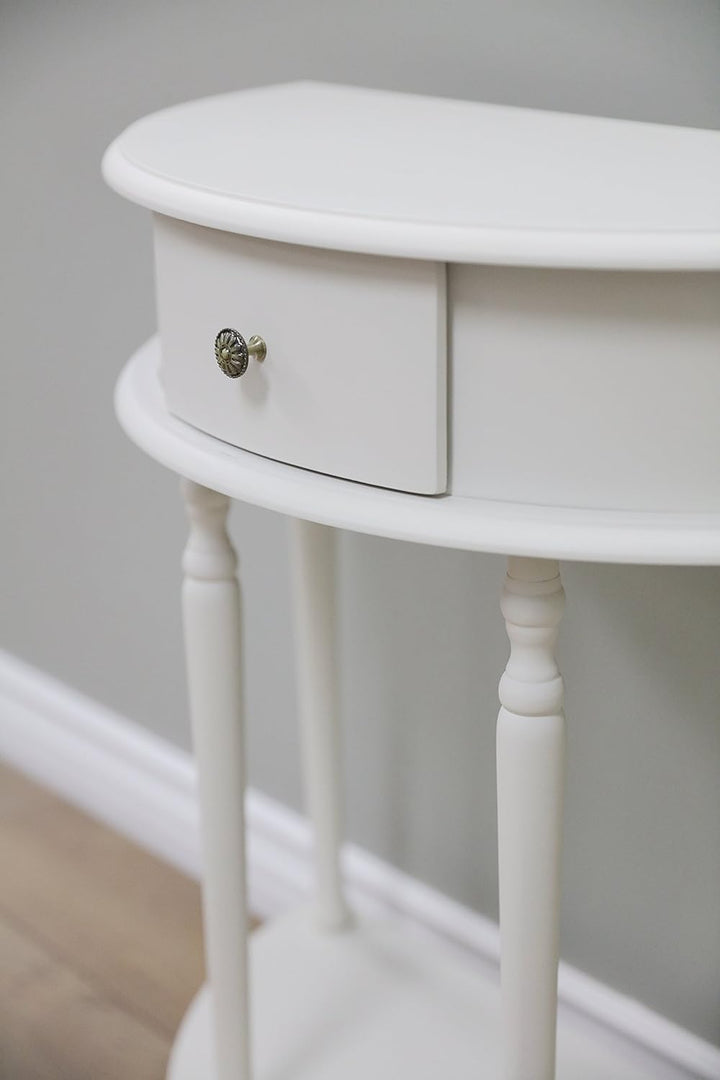 Frenchi Home Furnishing Canterbury End Table White