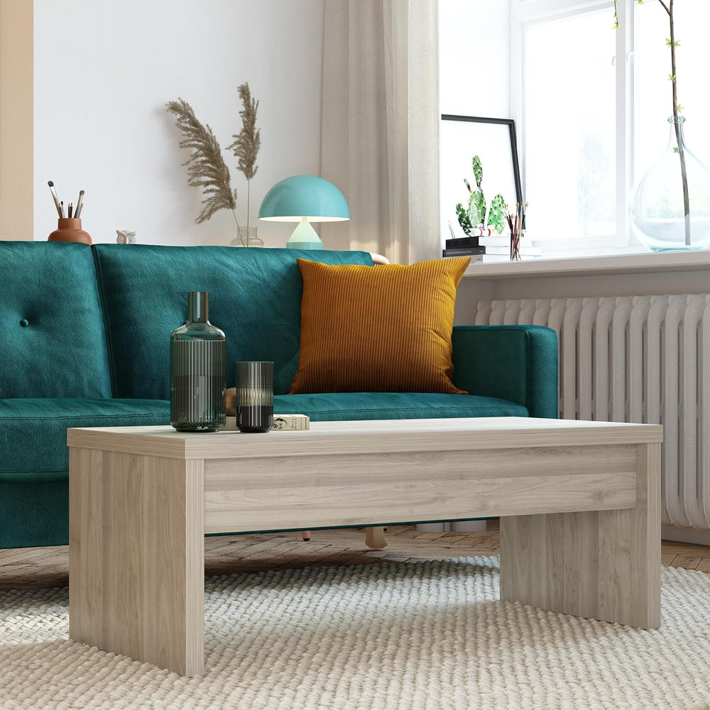 Lift Top Coffee Table, Light Walnut