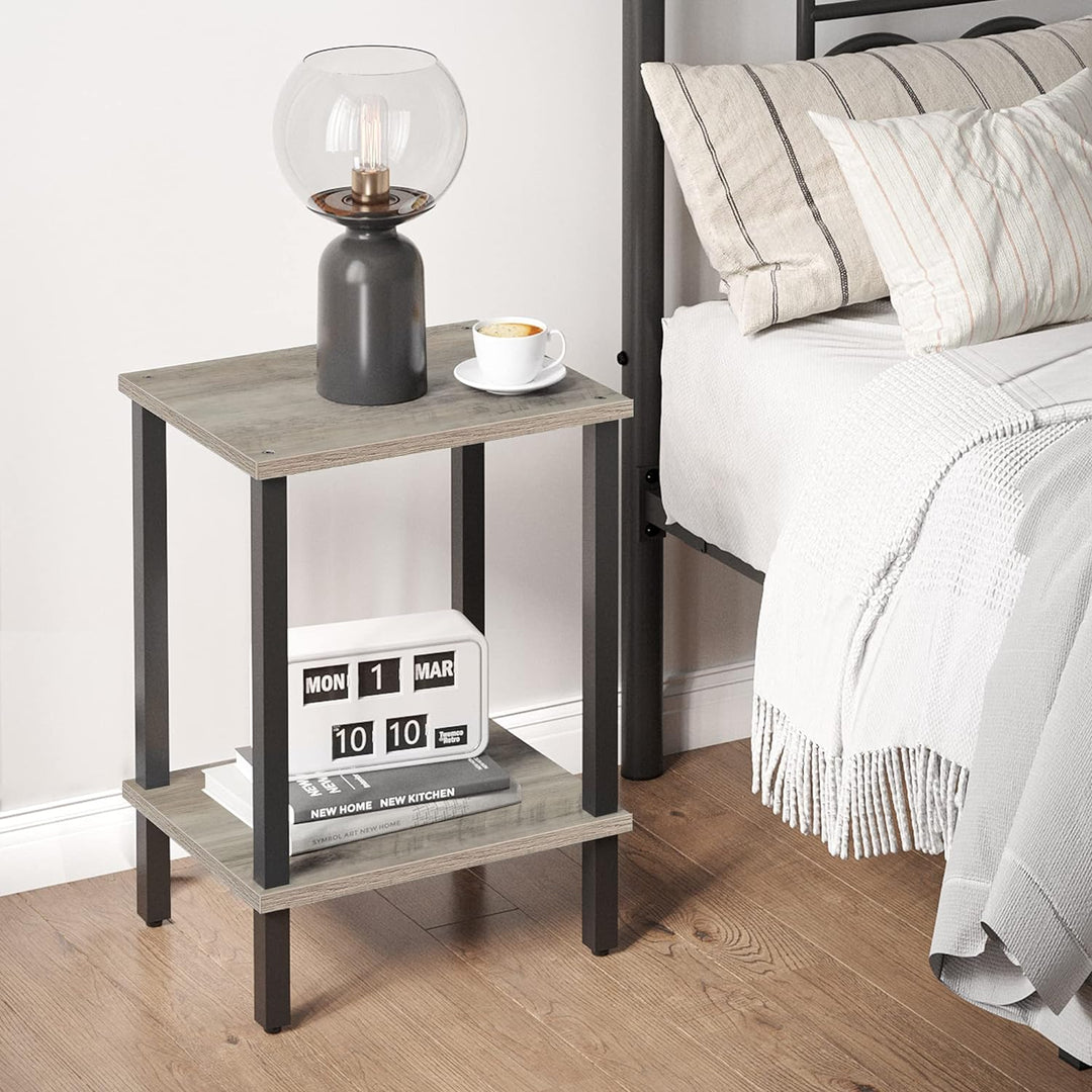 2-Tier Storage Shelf Sofa Table Small Space TB01BG034