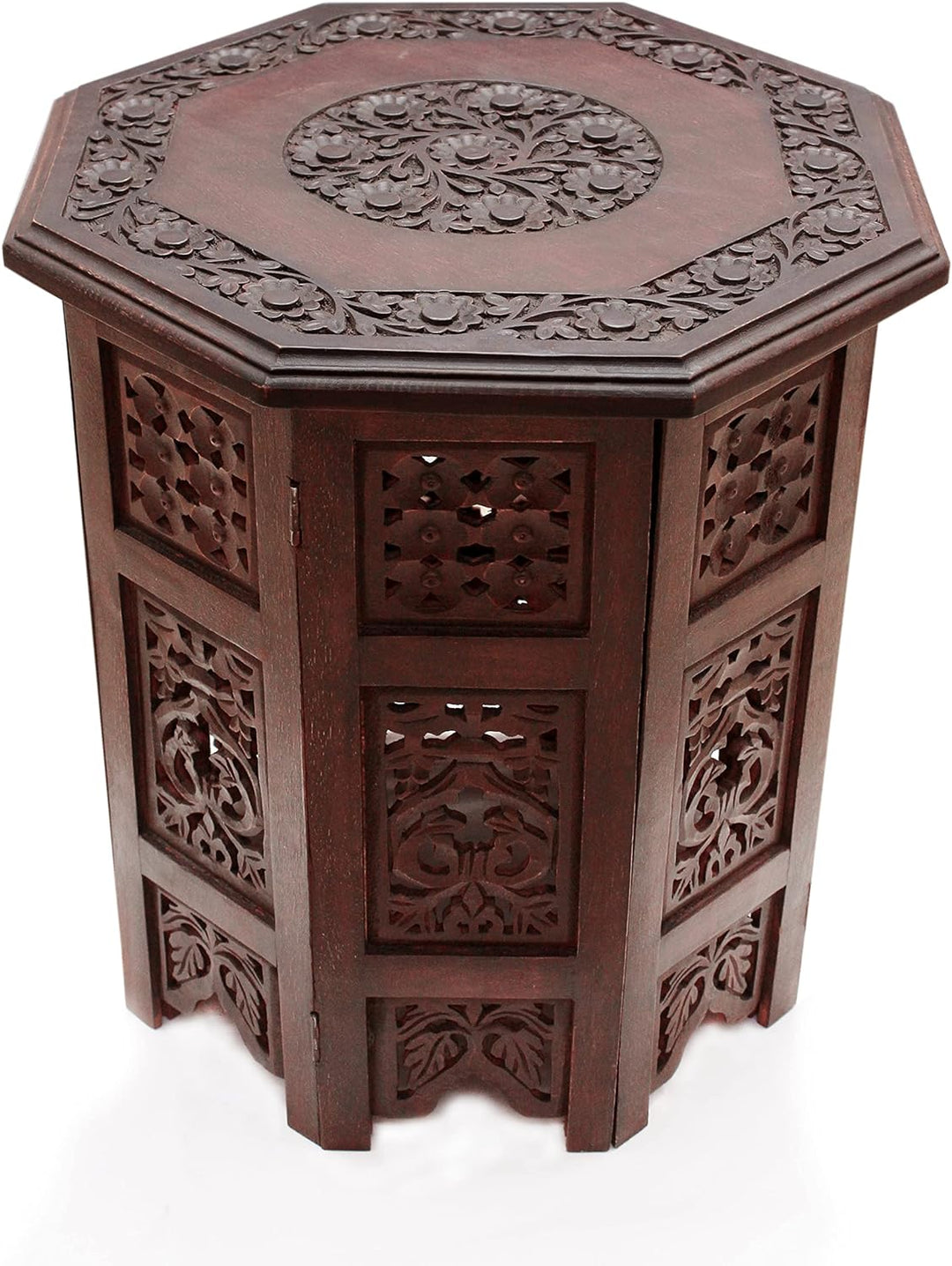 Solid Wood Accent End Table - 18x18 Octagon